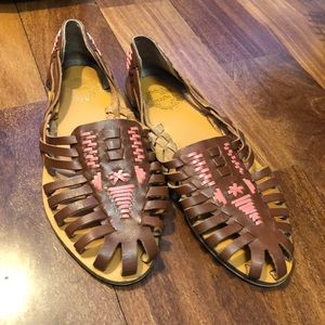 Ecote brown scrappy flats | 7
